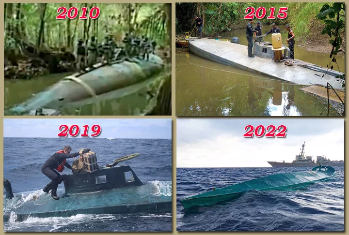 Sufocantes e perigosos: Submarinos do narcotráfico internacional - Reprodução de vídeo La Vanguarda, EBC - ASCOM - Polícia Civil do Pará , Divulgação e Youtube Canal Marc66