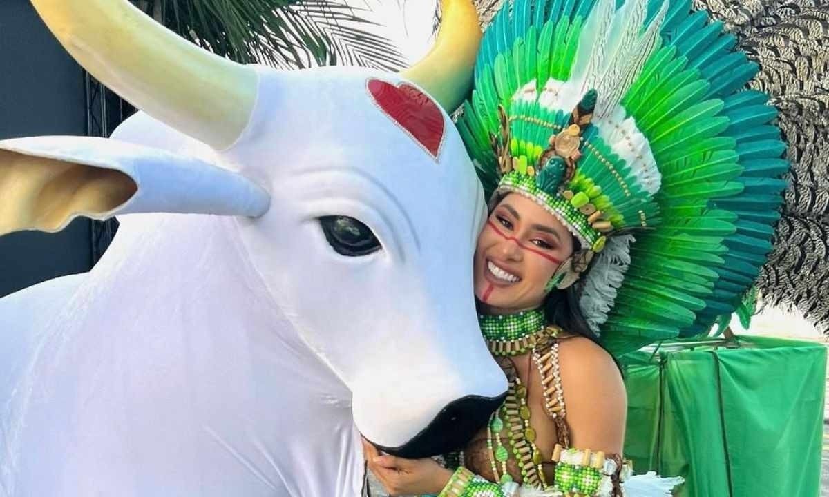 A sister Isabelle participa da disputa pelo 'Boi Garantido' -  (crédito: Reprodução/Redes Sociais)