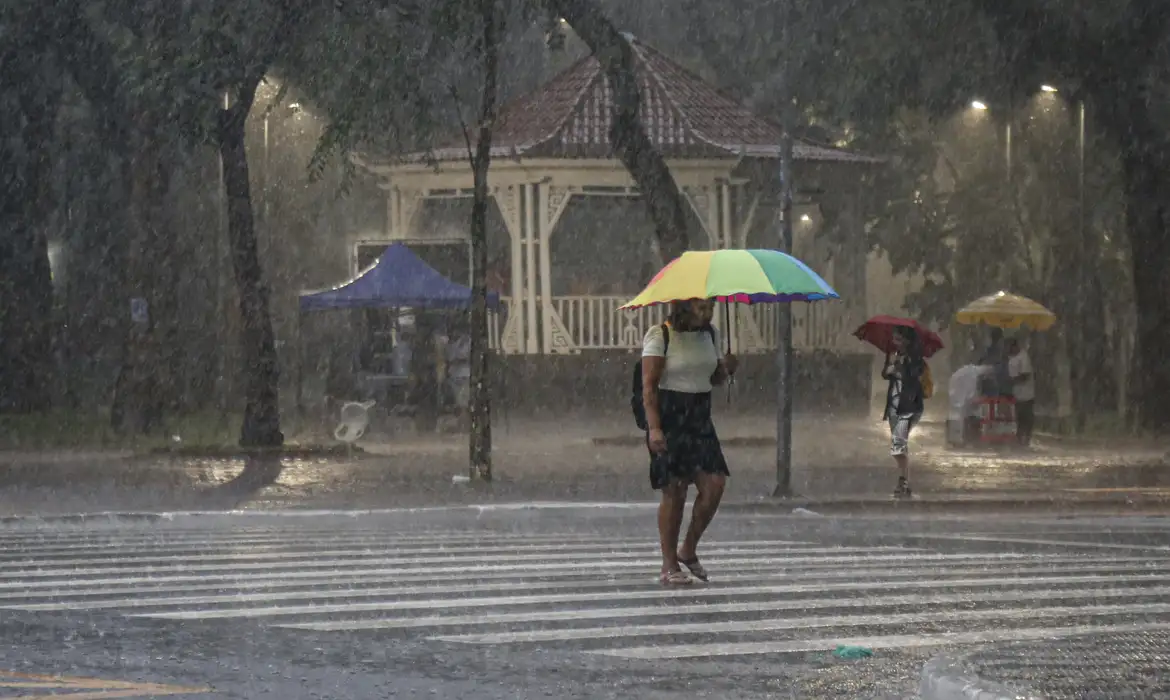 Grandes volumes de chuva podem chegar ao Sudeste nos próximos dias -  (crédito: EBC - Geral)