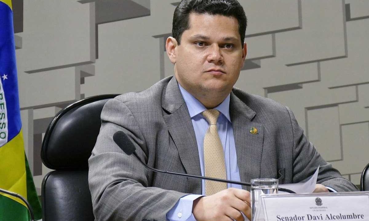 Senador Alcolumbre, na CPI do BNDES, em 2017 -  (crédito: Roque de Sá/Agência Senado)