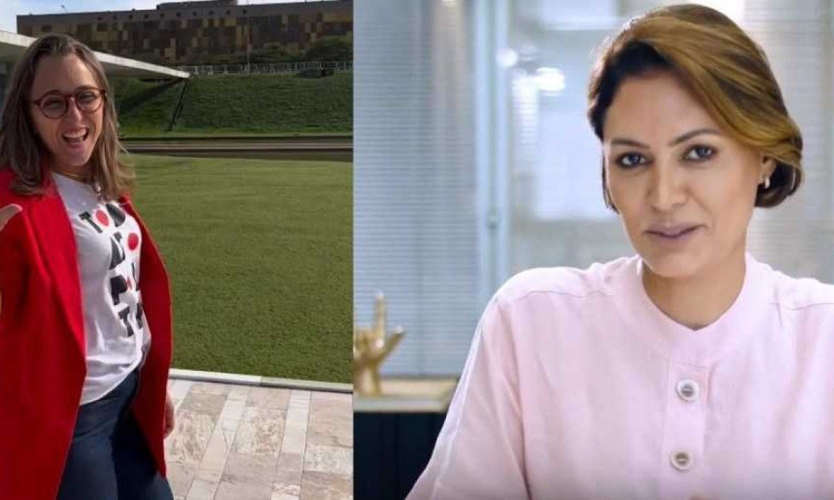 As ameaças começaram quando Michelle Bolsonaro, no dia 4 de janeiro, postou um print de uma postagem da influencer  -  (crédito: Reprodução/redes sociais)