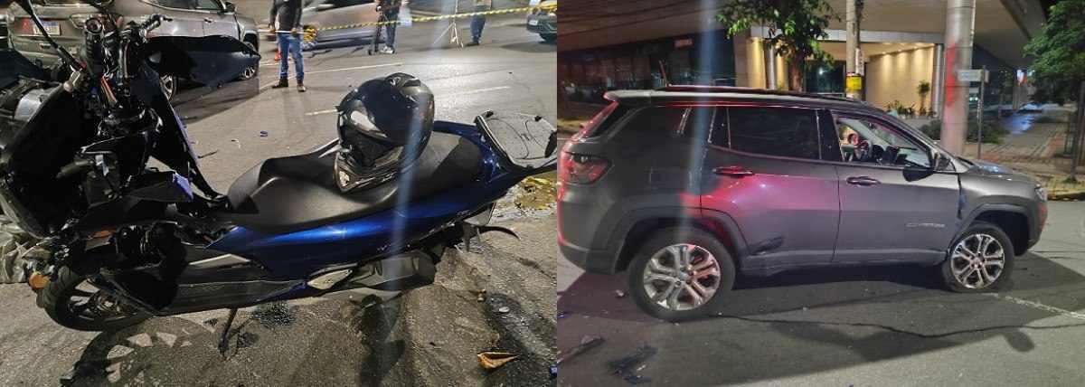 Motociclista morre em acidente com carro em BH; motorista tinha sinais de embriaguez
