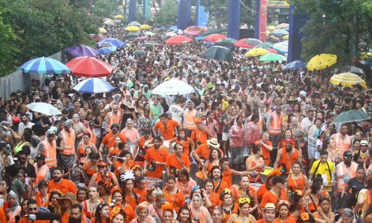 Evento teste do Carnaval em Belo Horizonte -  (crédito: Marcos Vieira/EM/D.A Press)