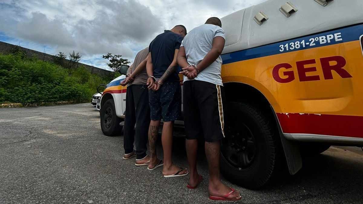 Trio suspeito de liderar tráfico em Betim e Contagem é preso