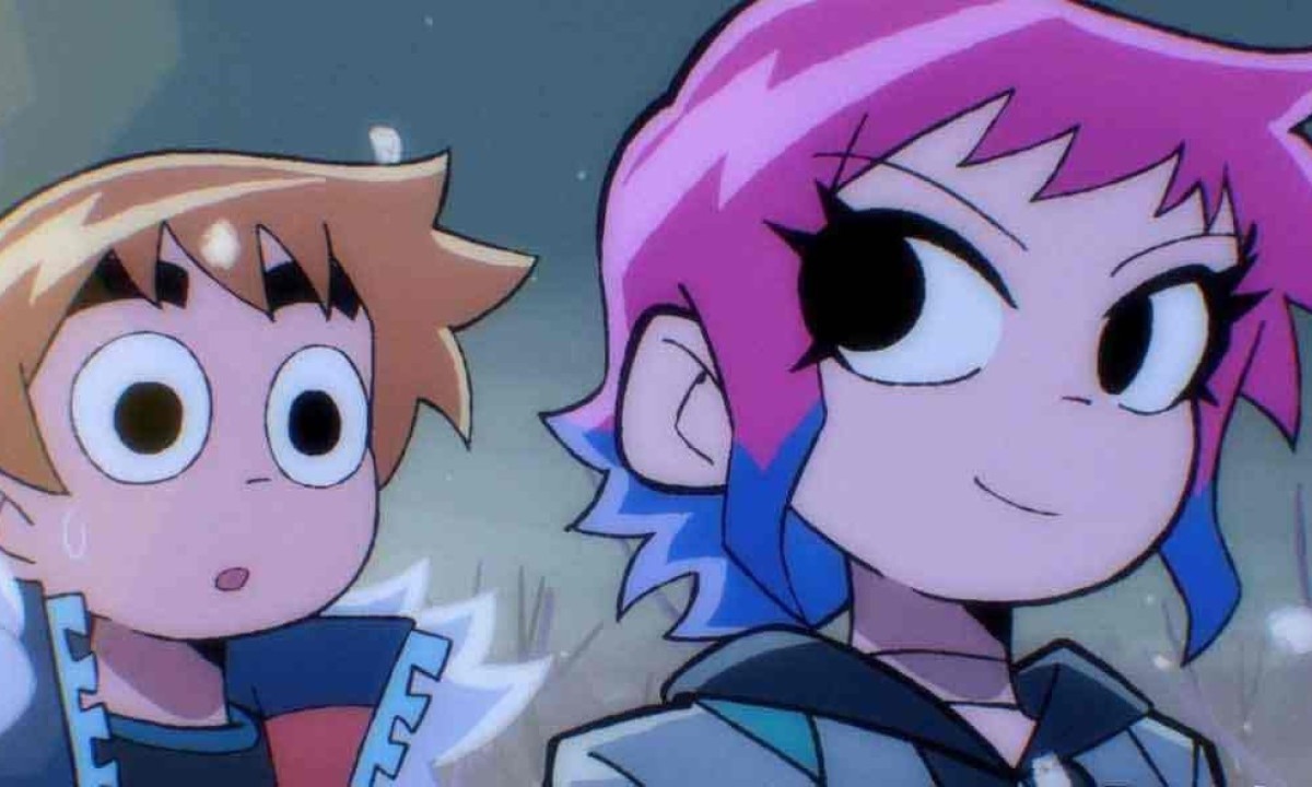 Scott e Ramona na animação que dá protagonismo a desafios enfrentados pelas garotas
 -  (crédito: Netflix/reprodução)