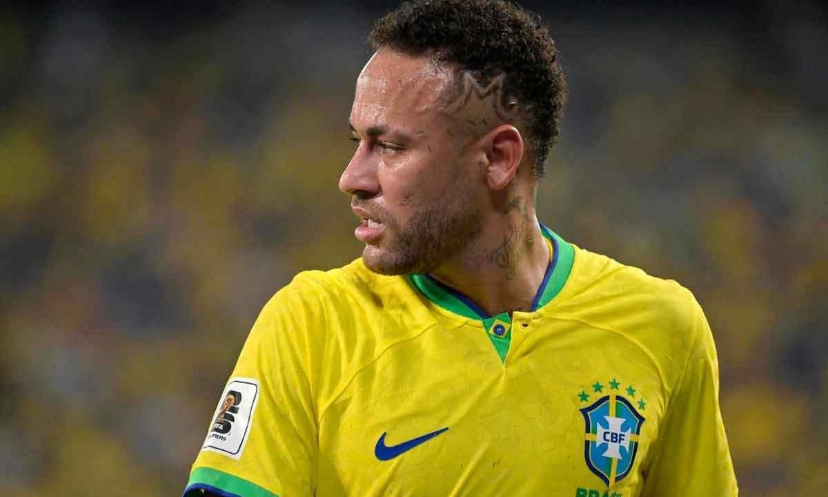 Neymar não terá cadeira cativa na Seleção Brasileira com o novo técnico Dorival Júnior -  (crédito: NELSON ALMEIDA / AFP – 1/11/23)