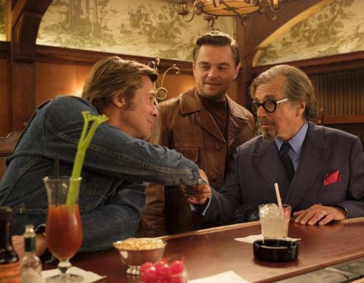 Brad Pitt, Leonardo DiCaprio e Al Pacino