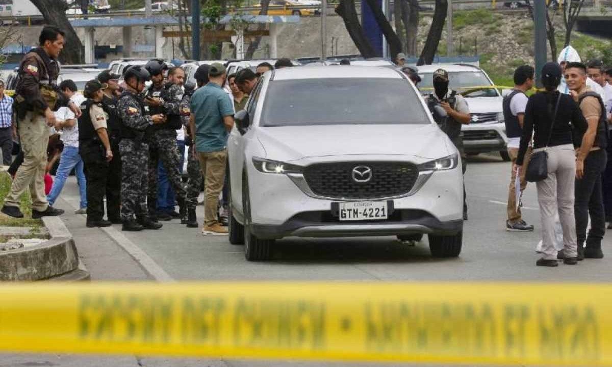 Promotor foi assassinado quando dirigia em avenida de grande movimento de Guayaquil -  (crédito: Christian Vinueza/AFP)