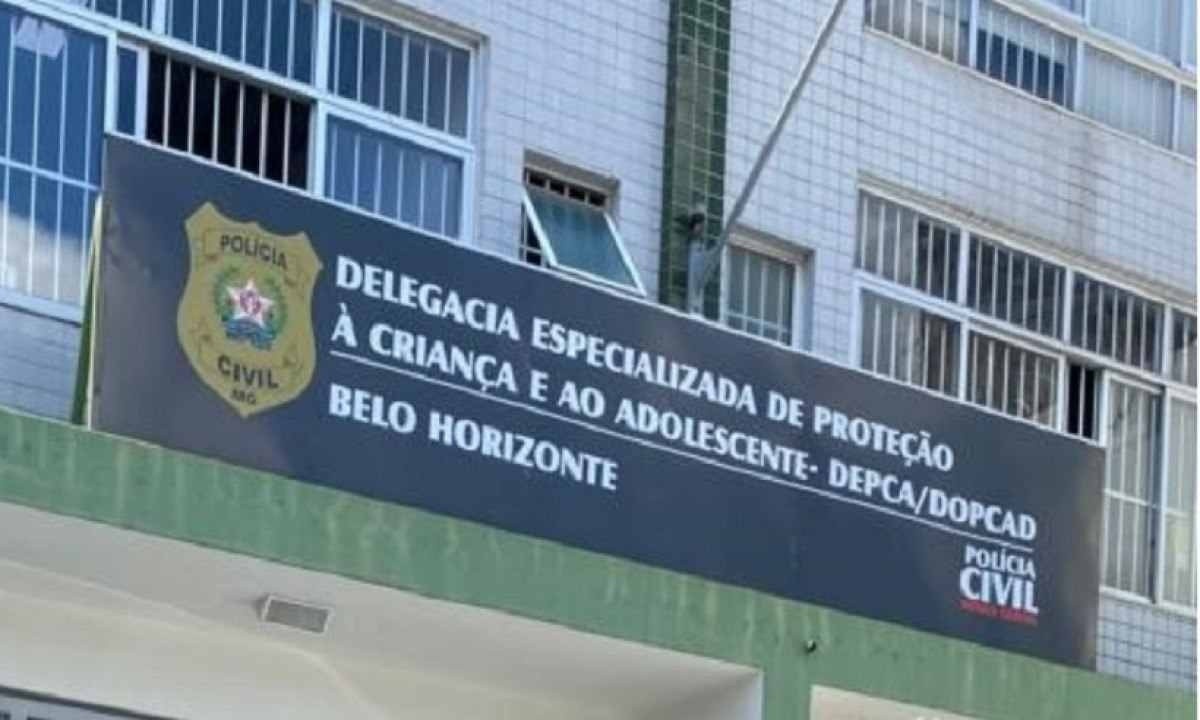 Idoso foi levado para a Delegacia Especializada de Proteção à Criança e ao Adolescente -  (crédito: PCMG)