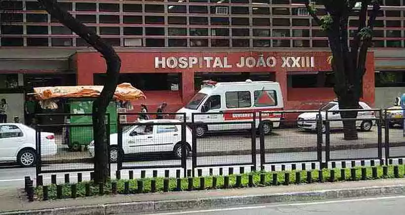 As vítimas em estado grave foram levadas ao Hospital João XXIII em Belo Horizonte.  -  (crédito: EM/D.A Press)