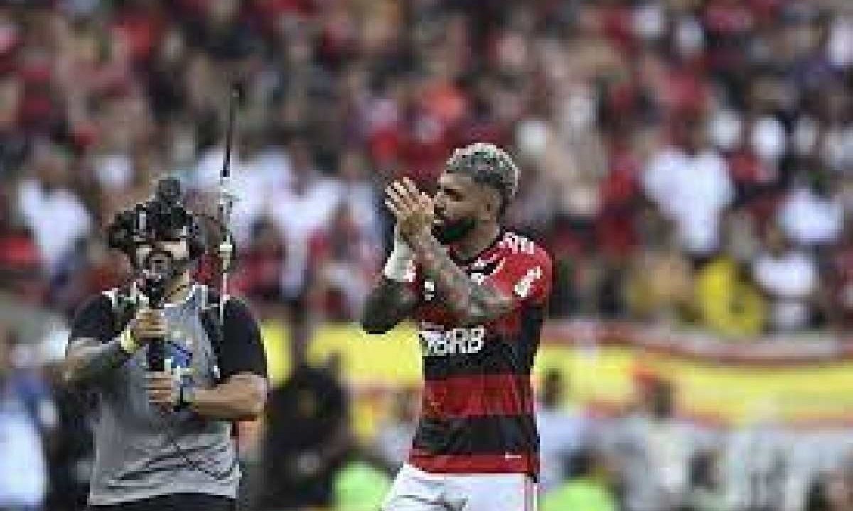 O atacante Gabigol é um dos ídolos da torcida do Flamengo -  (crédito: Mauro Pimentel/AFP - 17/09/2023)