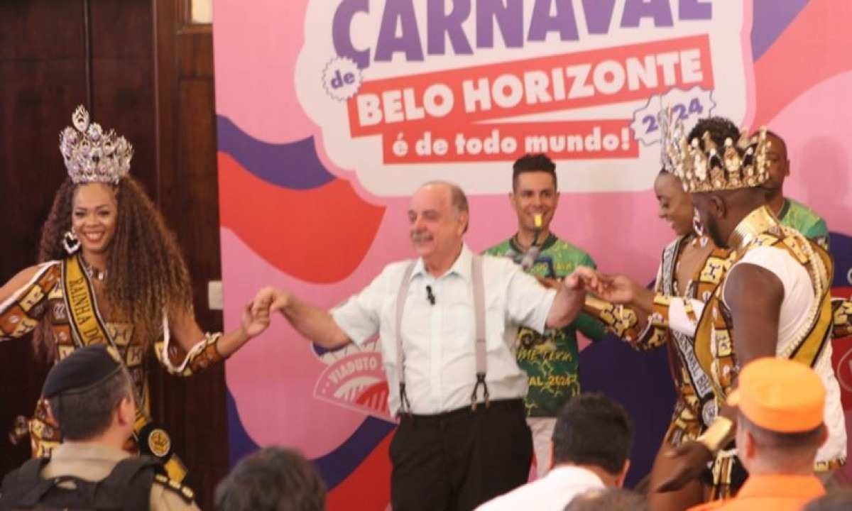 PBH anunciou informações sobre o Carnaval de BH que iniciou nesta segunda-feira (22/1) -  (crédito: Edesio Ferreira/EM/D.A Press)