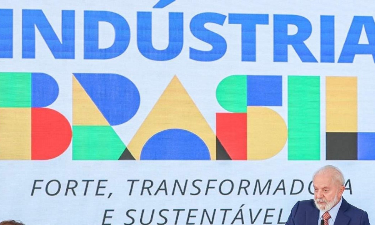 Presidente Luiz Inácio Lula da Silva anuncia nova política industrial do Brasil -  (crédito: Ricardo Stuckert / PR)