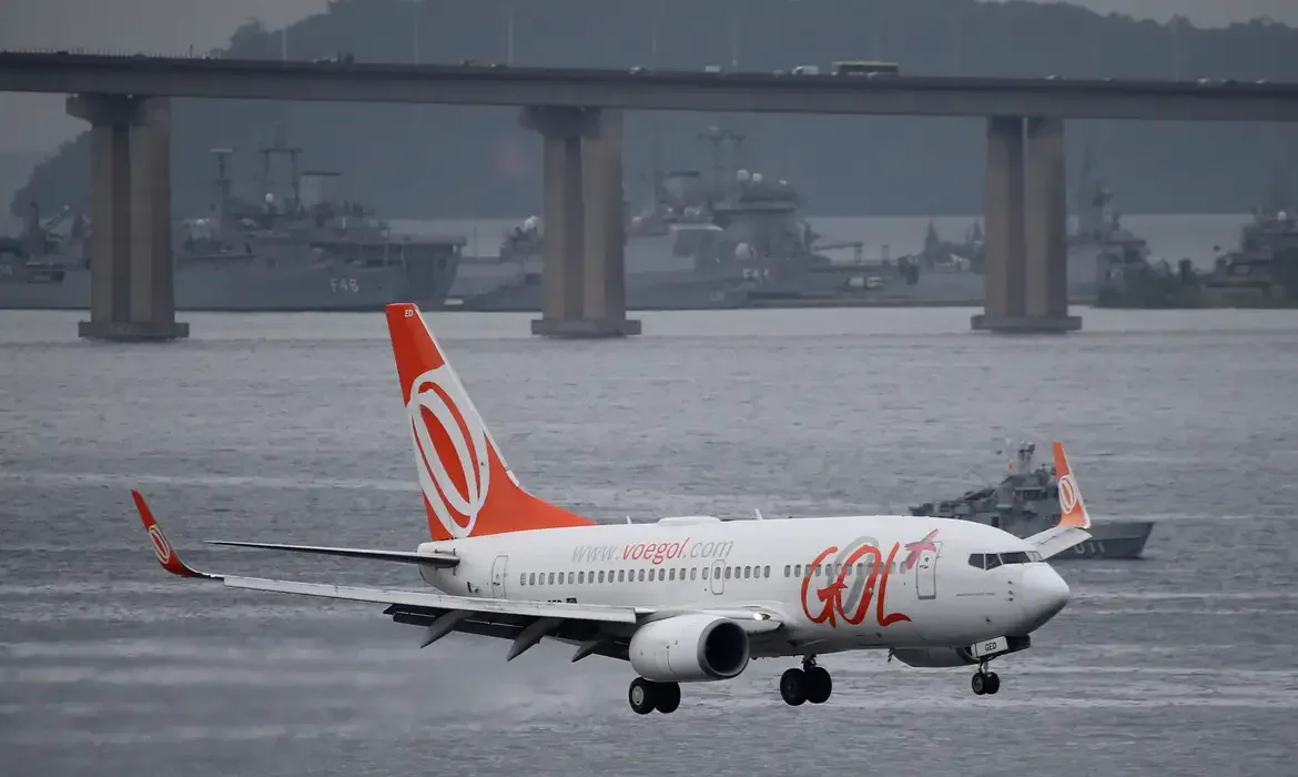 Companhia aérea Gol entra com pedido de recuperação judicial nos Estados Unidos -  (crédito: EBC - Economia)