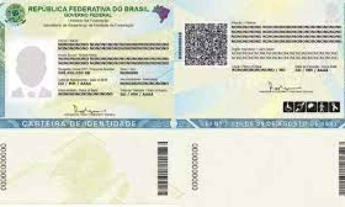 Nova Carteira de Identidade Nacional -  (crédito: Divulgação/Polícia Civil)