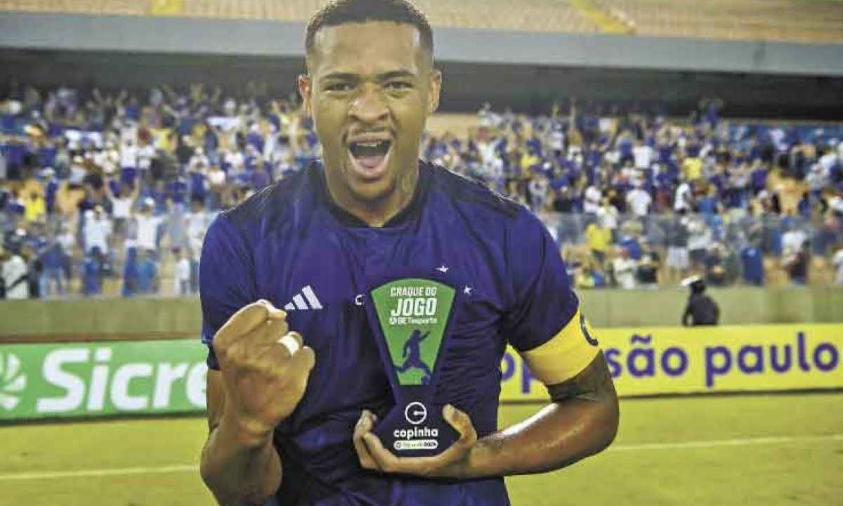 Zagueiro Pedrão, vice-Campeão da Copinha com a Raposa, tem potencial para ganhar uma chance de grupo principal
 -  (crédito: STAFF IMAGES/CRUZEIRO)