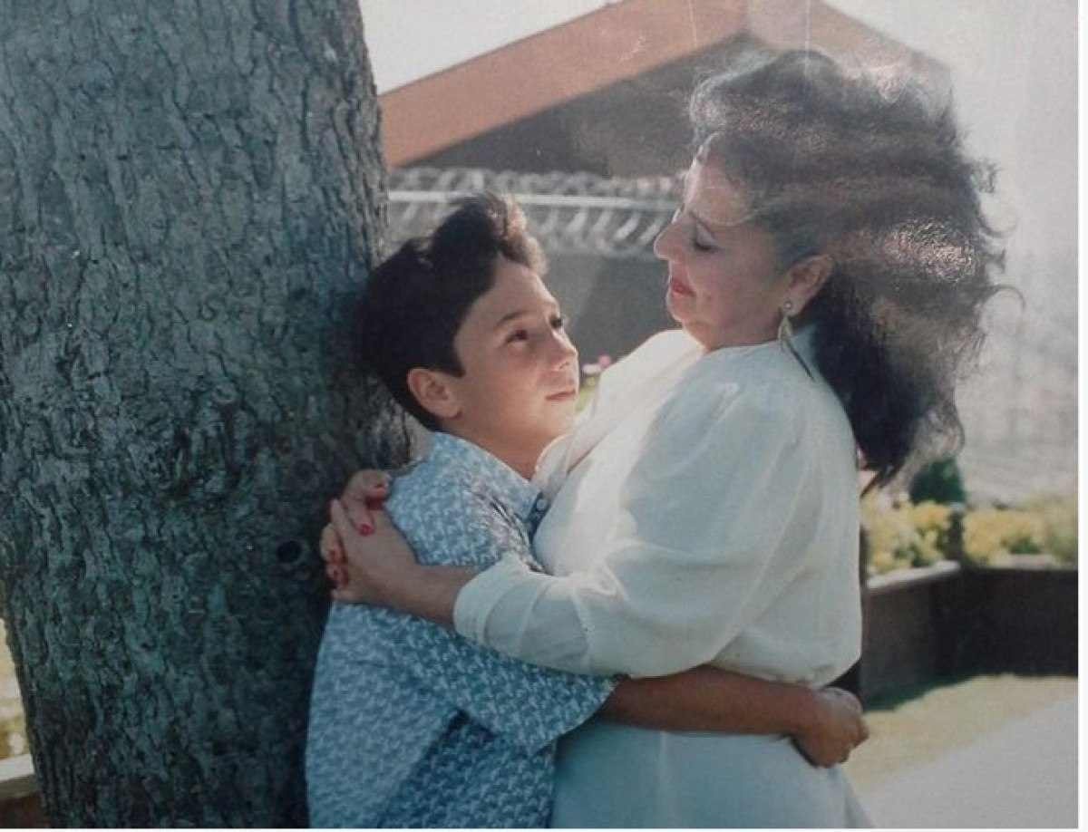 Michael Corleone Blanco com a mãe, Griselda, em foto publicada por ele no Instagram