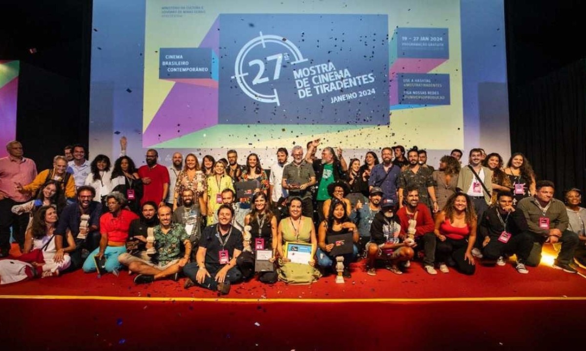 Vencedores da 27a edição da Mostra de Cinema de Tiradentes -  (crédito: Leo Fontes/Divulgação)