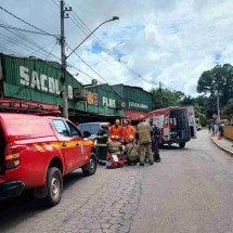 Homem morre atropelado ao sair do próprio carro em Sabará - Diculgação/ CBMMG