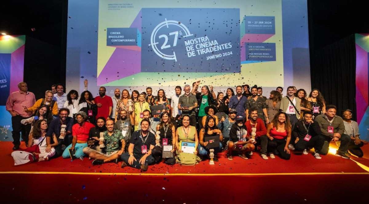 Vencedores da 27a edição da Mostra de Cinema de Tiradentes -  (crédito: Leo Fontes/Divulgação)