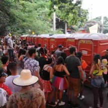 Carnaval BH 2024: 99 pontos fixos de banheiros serão instalados - Tulio Santos/EM/D.A Press