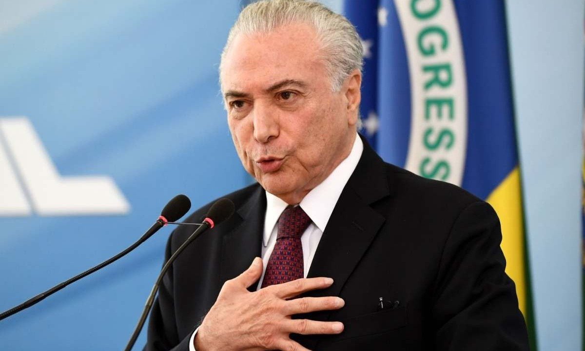 O ex-presidente Michel Temer -  (crédito: AFP / EVARISTO SA)