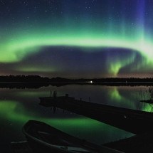 O espetáculo de luzes da Aurora Boreal - Divulgação 