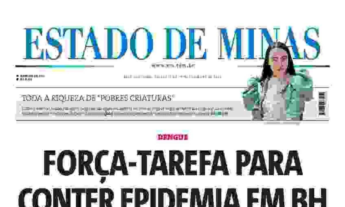 Capa Estado de Minas -  (crédito: Estado de Minas)