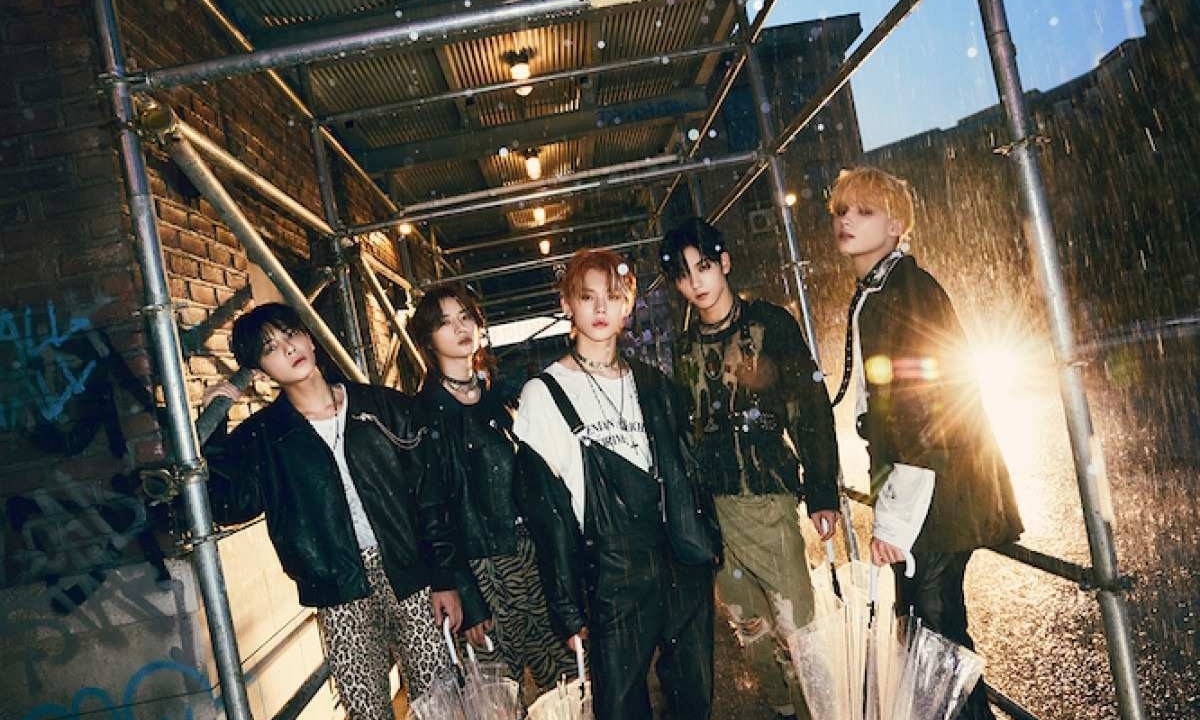 Grupo de pop sul-coreano Tomorrow X Together, que é da mesma gravadora do fenômeno BTS -  (crédito: Divulgação/BIG HIT MUSIC)