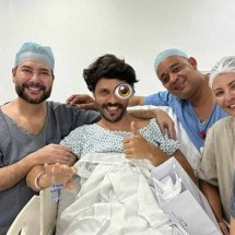Diogo Defante passa por cirurgia 'delicada' no olho - Instagram/Reprodução