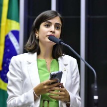 Tabata rebate Valdemar: 'Idade não é sinônimo de boa política' -  Zeca Ribeiro/Câmara dos Deputados