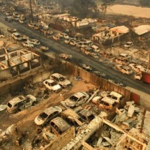 As impressionantes imagens dos incêndios que devastam o Chile - AFP