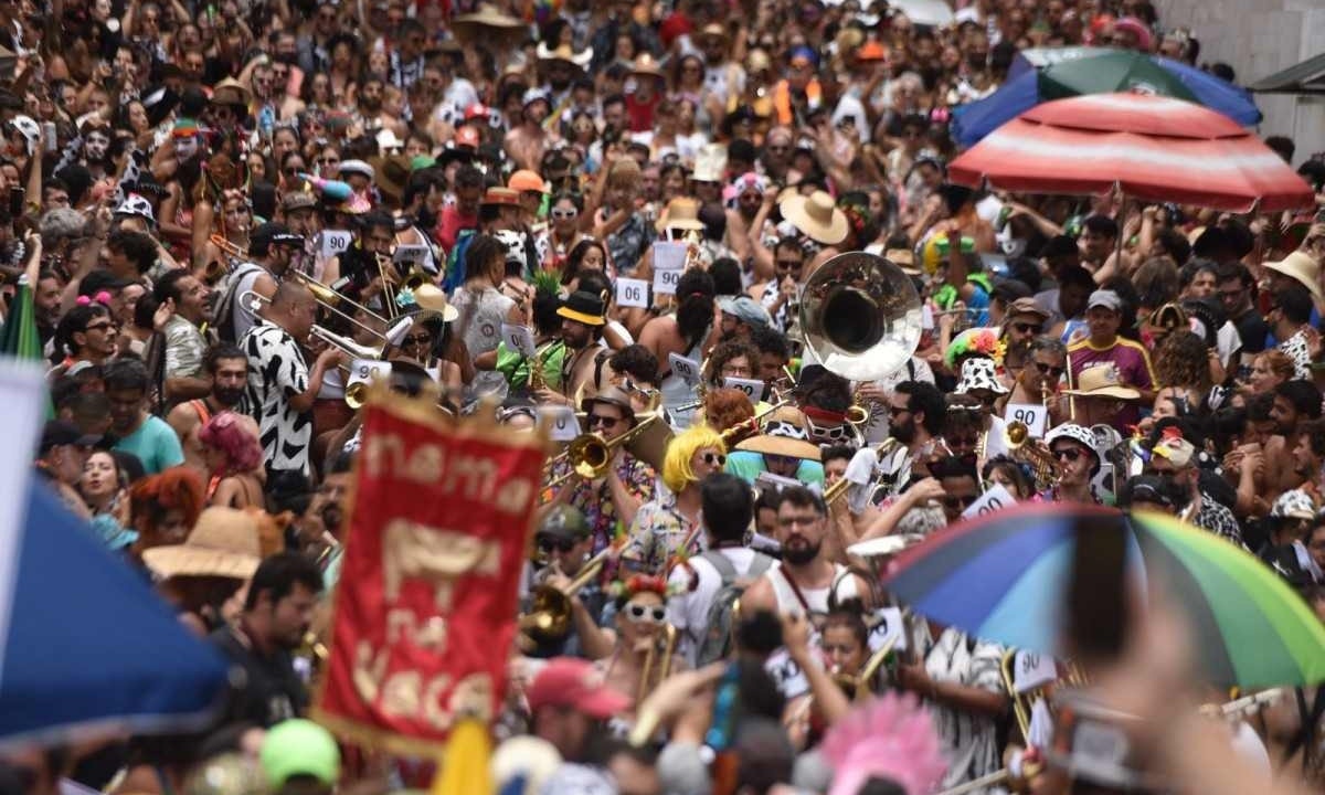 Andradas e Amazonas vão receber desfiles de 15 blocos -  (crédito: Ramon Lisboa/EM/D.A Press)