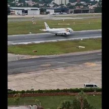 Avião que transportava Lula apresenta problema e aborta decolagem em Congonhas - Reprodução/Redes sociais