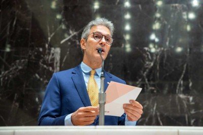 Governador Romeu Zema &eacute; aprovado por 62% dos mineiros -  (crédito: Luiz Santana/Divulga&ccedil;&atilde;o)