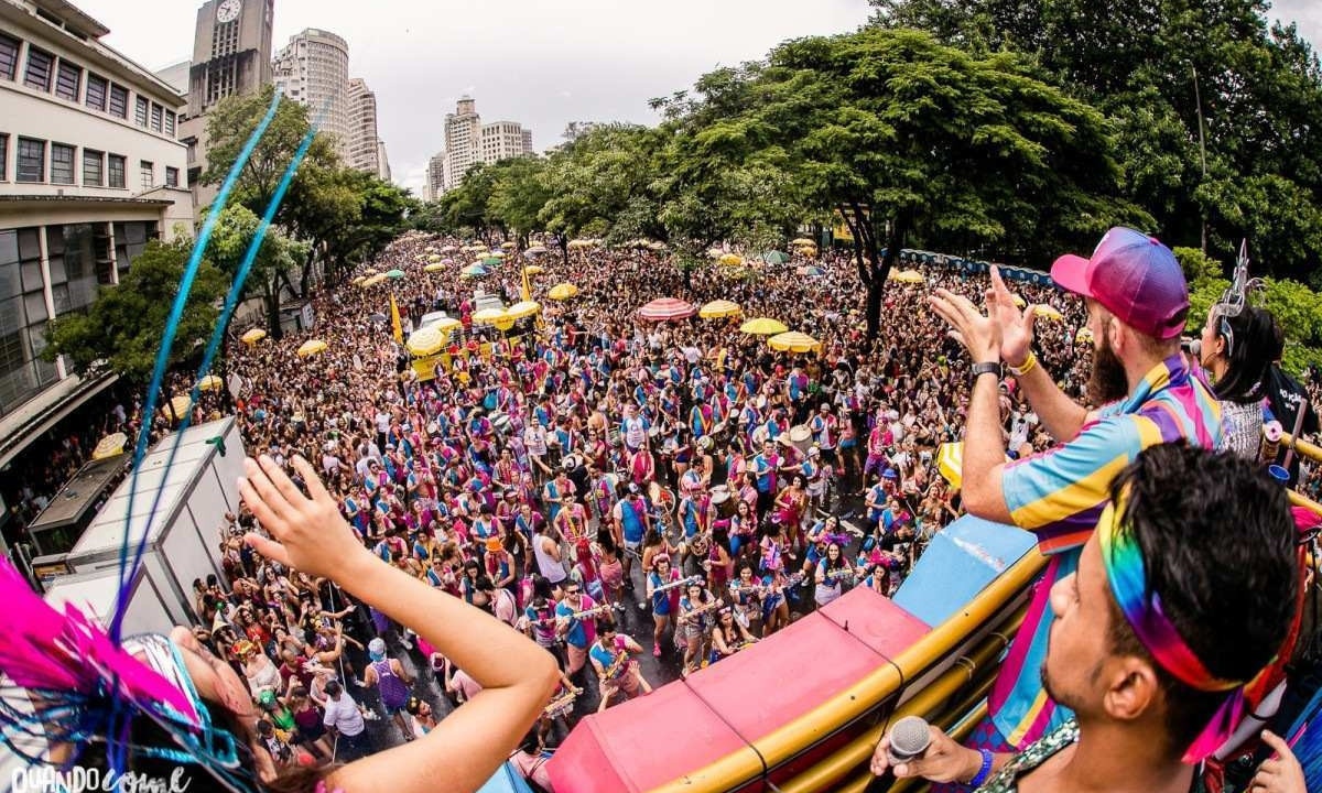 Quando Come se Lambuza é um dos blocos patrocinados pela Cemig no Carnaval da Liberdade     -  (crédito: Glaucimara Castro / BS Fotografias)