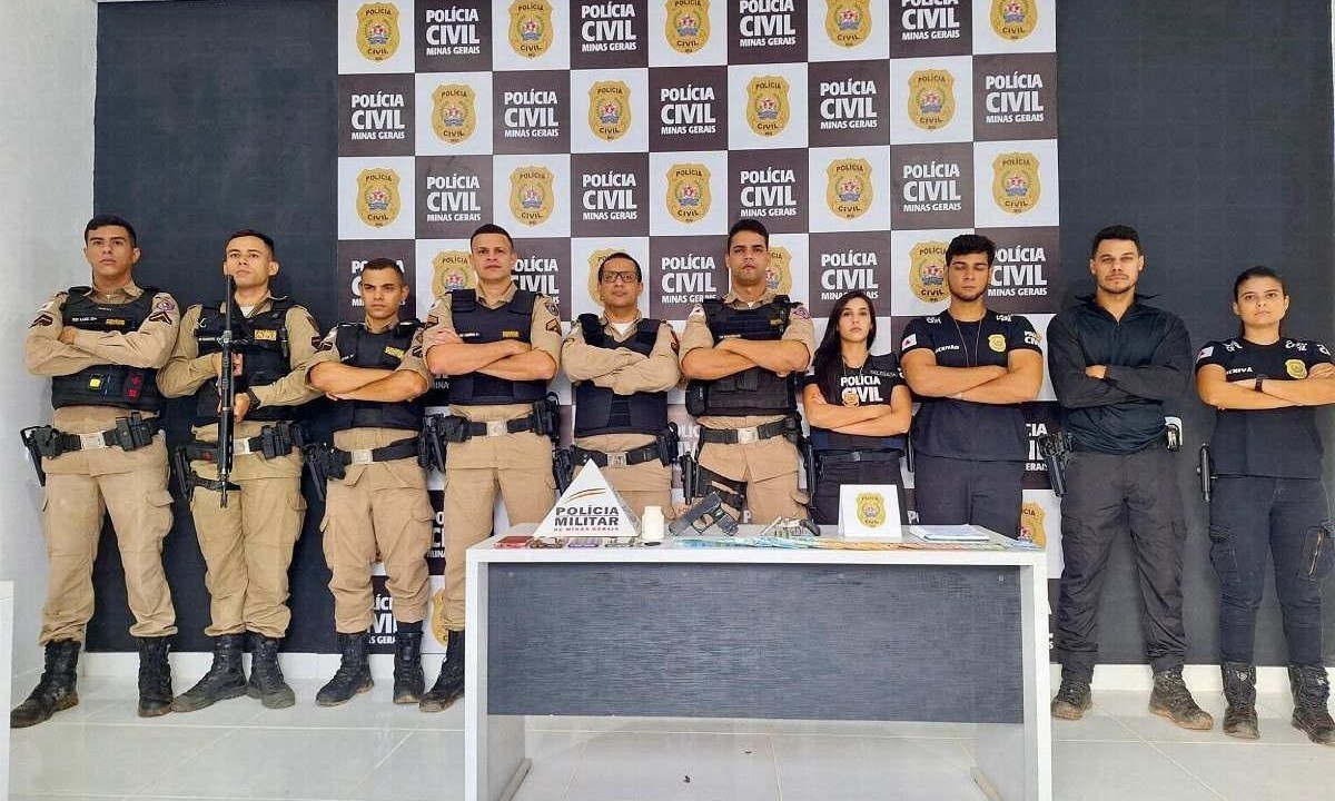 O nome da operação faz referência ao deus grego Baco, onde ocorriam festas em homenagem a ele com consumo exacerbado de álcool, orgias, desordem e escândalos -  (crédito: PCMG/Divulgação)
