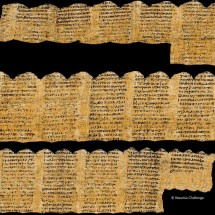 Pergaminho grego com 2 mil anos é decifrado por inteligência artificial - Reprodução Vesuvius Challenge 2023