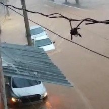 Chuva em BH: avenida na região da Pampulha volta a ficar alagada  - Reprodução/redes sociais