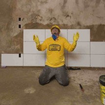 Trabalhadores da construção disputam o reality "Pedreiro top Brasil" - Quartzolit/reprodução