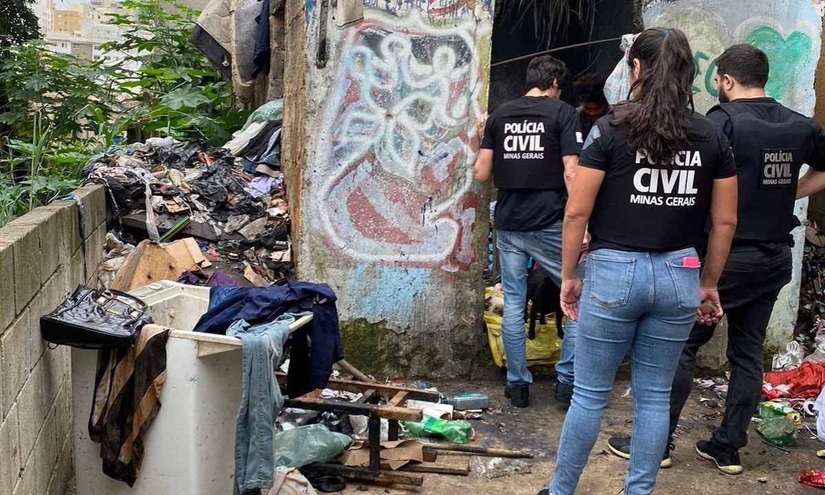 Casa onde o suspeito morava com os animais -  (crédito: Polícia Civil/Divulgação)