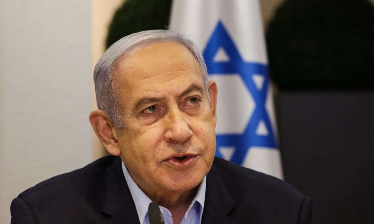 Primeiro-ministro de Israel, Binyamin Netanyahu, rejeitou o mais recente plano para um cessar-fogo na guerra contra o Hamas -  (crédito: Ronen Zvulun / POOL / AFP)