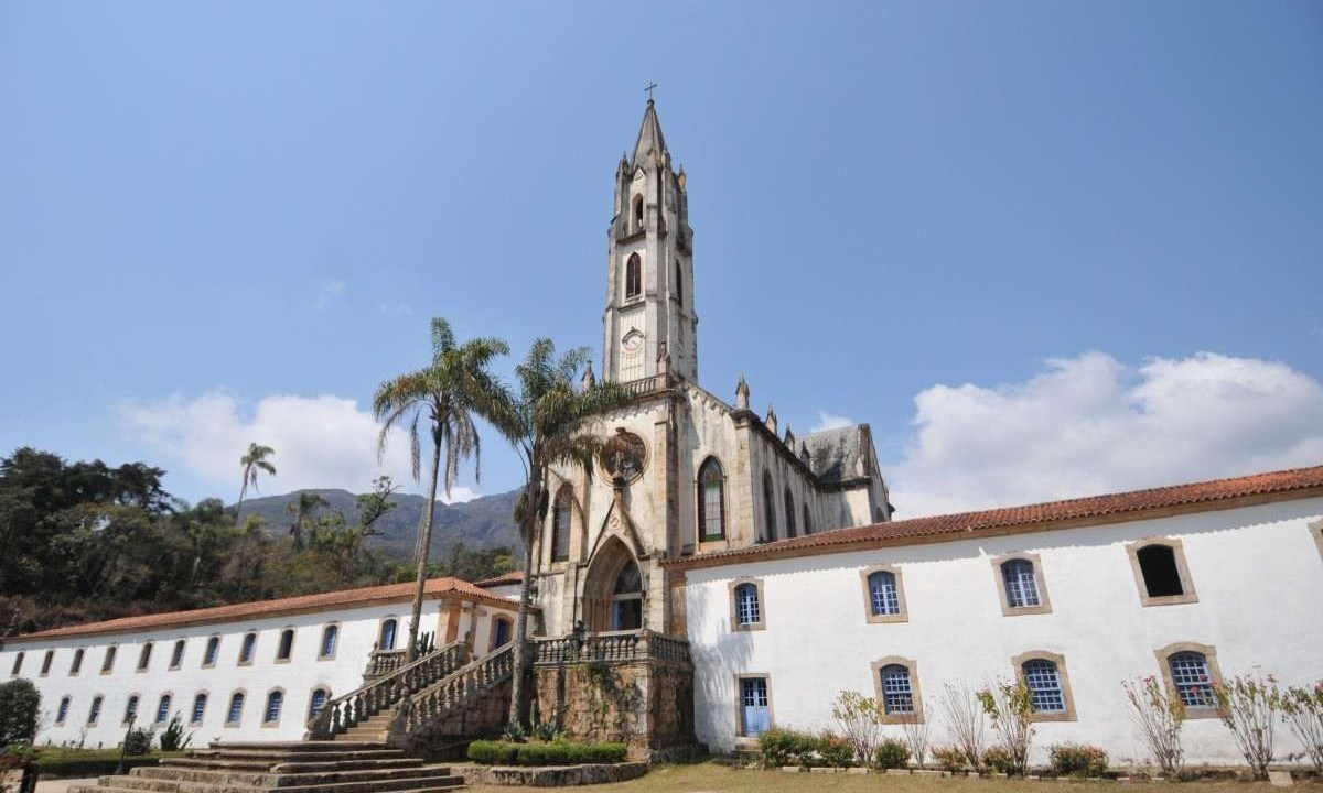  Complexo é tombado como Patrimônio Histórico e Artístico Nacional e Estadual. O Santuário do Caraça foi escolhido como uma das Sete Maravilhas da Estrada Real
       -  (crédito:  Gladyston Rodrigues/EM)