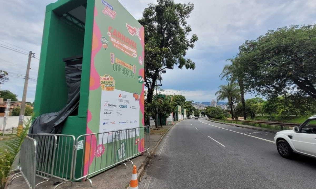 Começa a montagem da nova sonorização na Andradas e Amazonas -  (crédito: Gladyston Rodrigues )