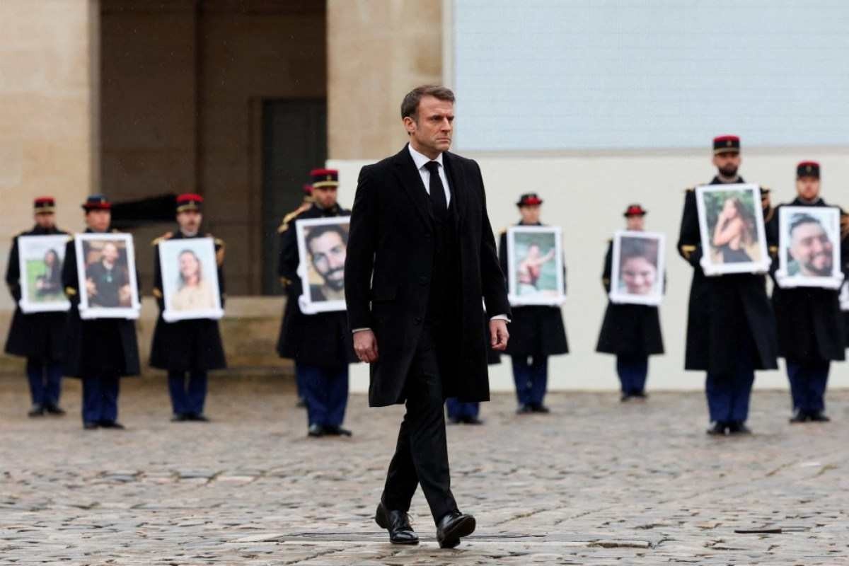 Presidente da França denuncia ataques de 7 de outubro como 'maior massacre antissemita de nosso século'