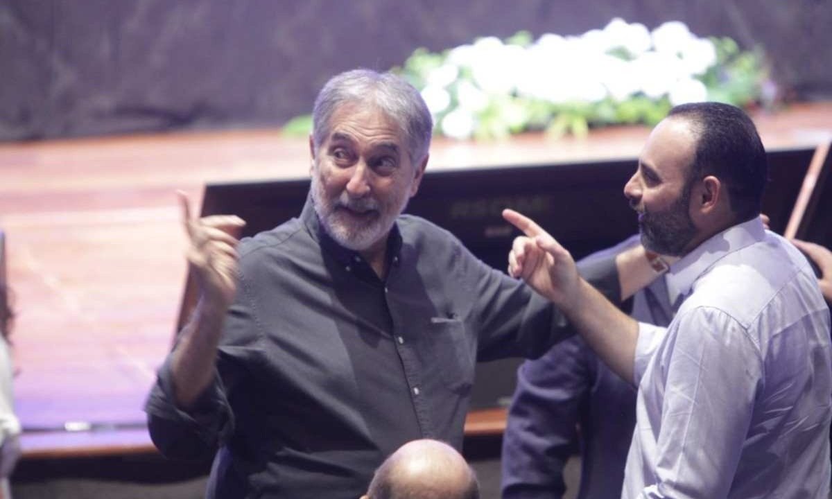 Ex-governador de Minas, Fernando Pimentel participa de evento com o presidente Lula (PT) -  (crédito: Edesio Ferreira/EM/D.A.Press)