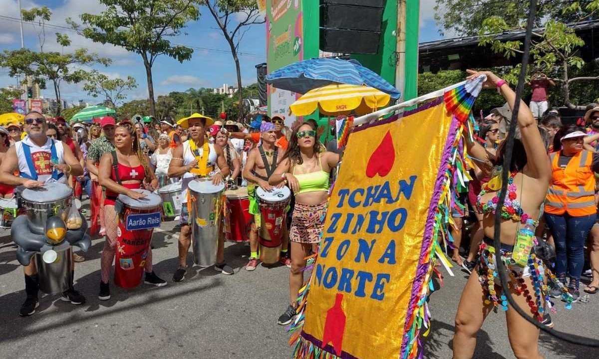 Este é o segundo desfile do bloco, que saiu no dia 27 de janeiro, na regional da Pampulha.  -  (crédito: Edésio Ferreira / EM / DA Press)