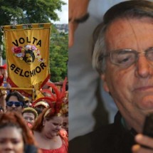 Carnaval BH 2024: foliões pedem prisão de Bolsonaro - Túlio Santos/Alexandre Guzanshe/EM/D.A PRess