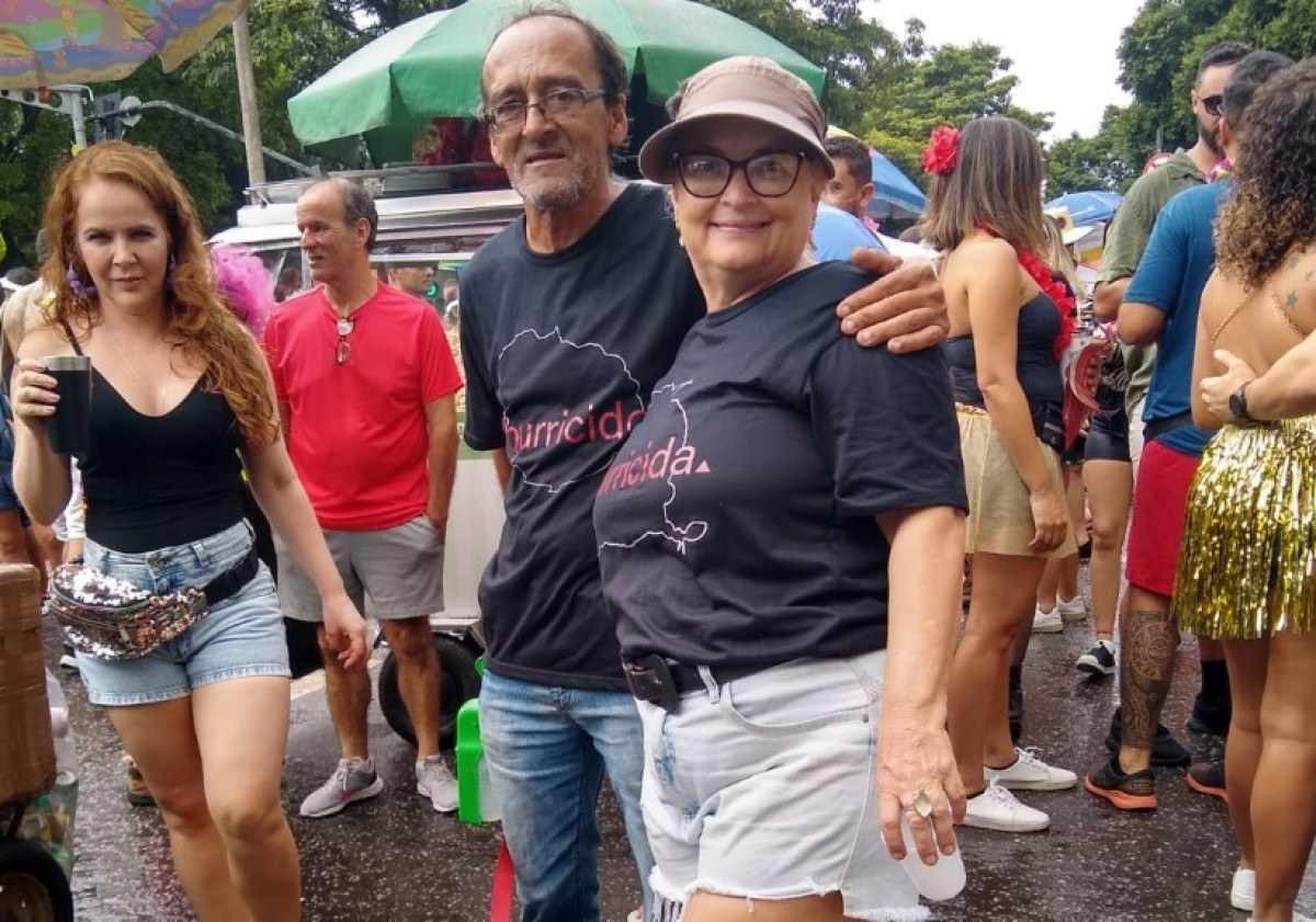 Jacqueline de Paula e o namorado Rubens Curvello moram no bairro Santa Efigênia e aproveitaram a proximidade com a Avenida Brasil para curtir o Beiço do Wando