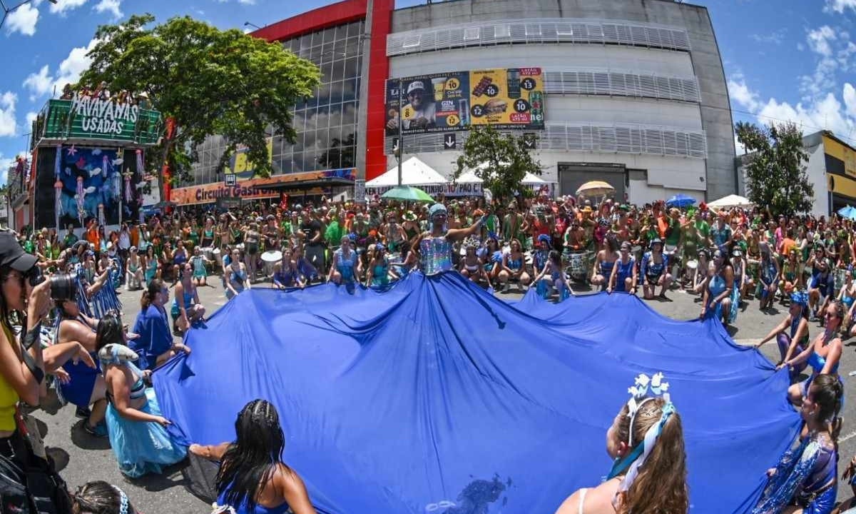 Homenagem para Iemanjá -  (crédito: Leandro Couri/EM/D.A Press)